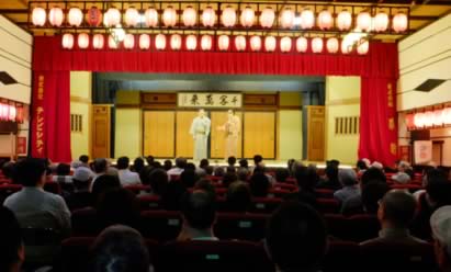名古屋・大須演芸場でやった円丈独演会の場内満員の写真